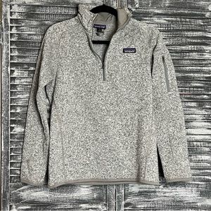 Patagonia Better Sweater Quarter Zip Grey Women’s Medium